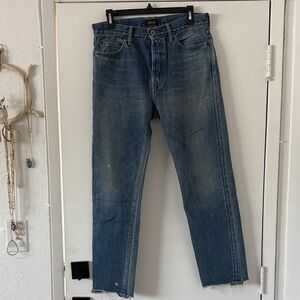 Chimala signature distressed jeans